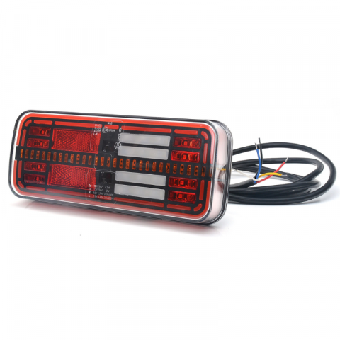 Lampa LED multifunctionala spate, tripla cu 5 functii, 12/24V, 20.05 x 8.53cm, semnalizare dinamica [4]