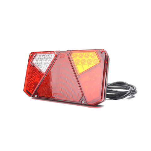 Lampi Spate LED & Triple - Lampa LED multifunctionala spate, tripla cu 6 functii, 1224V, 24.2 x 13.4cm - WAS 915 916