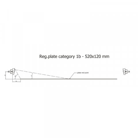Lampa LED pentru numar inmatriculare, 8.25 x 3.25cm, 12/24V [7]