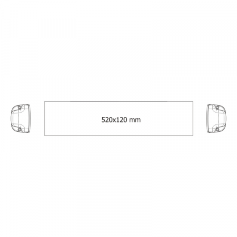 Lampa LED pentru numar inmatriculare, 9.3 x 5.63cm, 12/24V: [5]