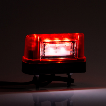 Lampa LED pentru numar inmatriculare si pozitie, alb cu rosu - Fristom FT-016A LED [5]