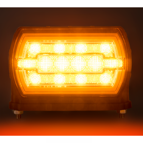 Lampa LED Semnalizare Fata, cu 2 functii, 13.1 x 8.6cm, 12/24V, CLEOfront, Montare Inferioara, si Pozitie [9]