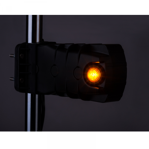Lampa LED Semnalizare Fata, cu 2 functii, Montare pe Tub Ø2-3cm, Dimensiuni 18 x 8.2cm [5]