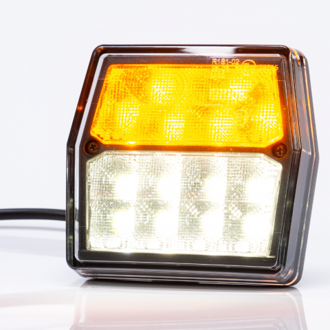 Lampa LED Semnalizare Fata, Multifunctionala, 9.97 x 9.27cm, 12V [2]