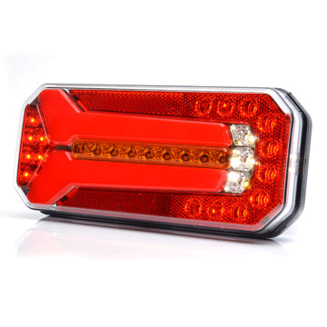 Lampi Spate LED & Triple - Lampa LED spate, tripla cu 7 functii, neon, semnalizare dinamica, 12/24V, 23.6cm