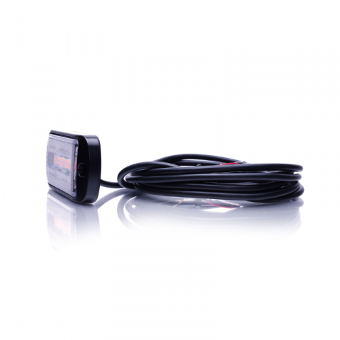 Lampa LED de avertizare stroboscop cu lumina portocalie, 11.29 x 4.59cm, ADR [7]