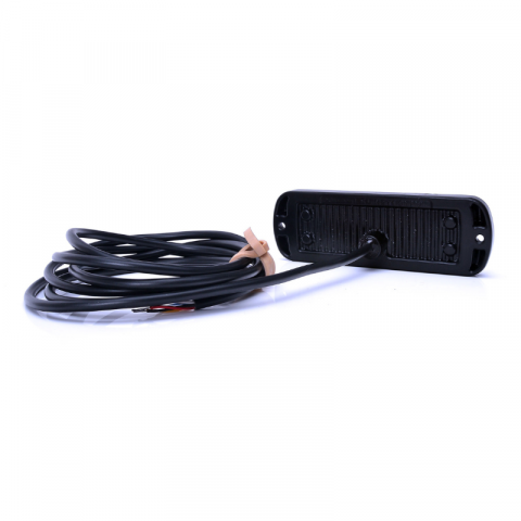 Lampa LED de avertizare, stroboscop cu lumina portocalie, 13.29 x 4.39cm, ADR [6]