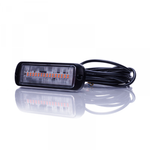 Lampa LED de avertizare, stroboscop cu lumina portocalie, 13.29 x 4.39cm, ADR [3]