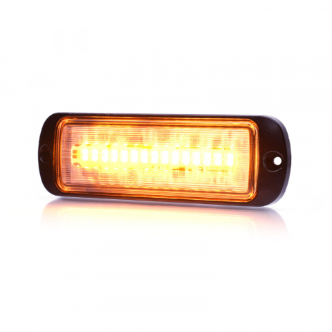 Stroboscoape Auto - Lampa LED de avertizare, stroboscop cu lumina portocalie, 13.29 x 4.39cm, ADR