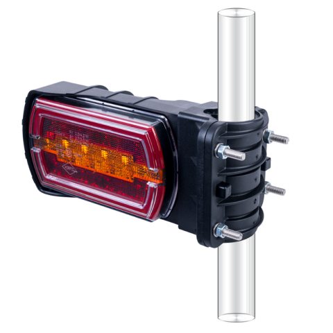 Lampa LED Tripla multifunctionala, 17cm, 12V-24V, pozitie, frana, semnalizare, montaj pe tub [1]