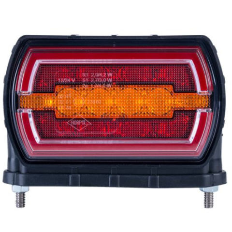 Lampi stop, semnalizare, Triple - Lampa LED Tripla multifunctionala, 13.1cm, 12V-24V, pozitie, frana, semnalizare spate, montaj inferior