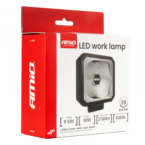 Lampa lucru LED, 30W, tip COMBO, 12/24V, omologata, vehicule, utilaje, off-road [7]