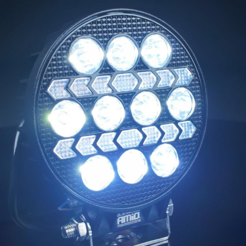 Lampa lucru LED 2 Functii, 45W, 3K lumeni, lumina alba, galbena, 12/24V, omologata, vehicule, utilaje [3]
