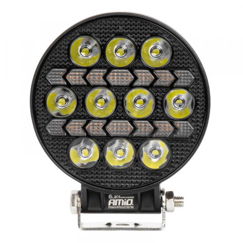 Lampa lucru LED 2 Functii, 45W, 3K lumeni, lumina alba, galbena, 12/24V, omologata, vehicule, utilaje [5]