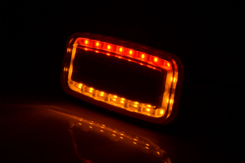 Lampa Multifunctionala Auto, 3 Functii, 12/24V, 11.7 x 5.6cm, Pozitie, Semnalizare, Stop [1]