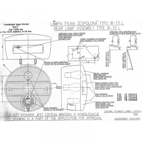 Lampa multifunctionala rotunda spate, tripla cu 4 functii, 1224V, 14.2 x 7.6cm - WAS 95 [6]