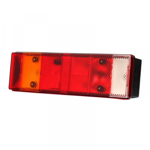 Lampa multifunctionala spate, tripla cu 8 functii, 1224V, 47.2 x 13cm, cu pozitie laterala - WAS 153