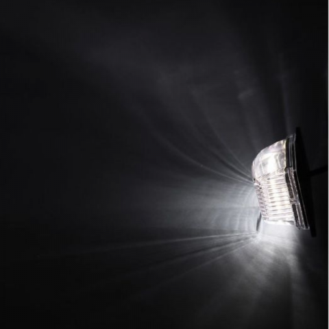 Lampa Pozitie Alb Xenon, Gabarit LED Double Burner, Old School, 24V, 12.6 x 5.5cm [8]