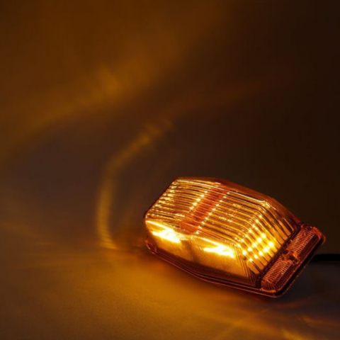 Lampa Pozitie Portocalie, Gabarit LED Double Burner Old School, 24V, 12.6 x 5.5cm [6]