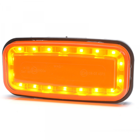 Lampi fata cu LED, semnalizare - Lampa Semnalizare auto, 12/24V, 11.7 x 5.6cm, omologata