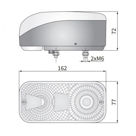 Lampa semnalizare Fata, LA 5, cu pozitie - Wesem LA5.39800 [4]