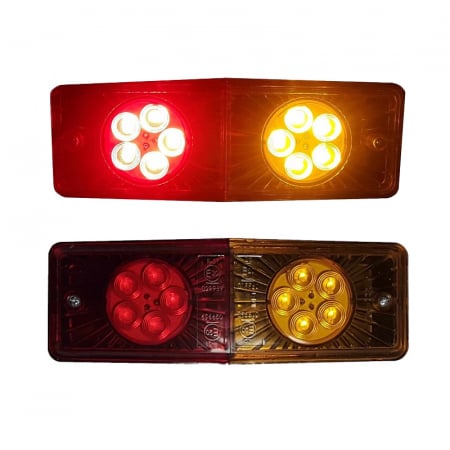 Lampa semnalizare JMFD 1, tractor cu LED - Wesem JMFD1 LED, Lampa stop tractor, remorca, semnalizare