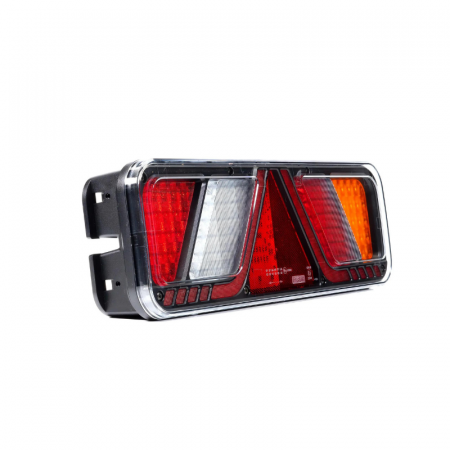 Lampa semnalizare LED cu efect neon, 45 x 13.8cm, 24V, cablu 2.5m, si lampa gabarit lateral [1]