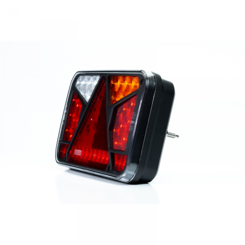 Lampa semnalizare LED, Tripla cu Canbus si triunghi, 24 x 14cm, 12V, mufa Bajonet 6 pini [5]