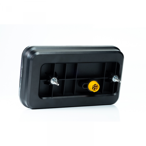 Lampa semnalizare LED, Tripla cu Canbus si triunghi, 24 x 14cm, 12V, mufa Bajonet 6 pini [6]
