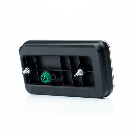 Lampa semnalizare LED, Tripla cu Canbus si triunghi, 24 x 14cm, 12V, mufa Bajonet 6 pini [18]