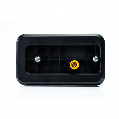 Lampa semnalizare LED, Tripla cu Canbus si triunghi, 24 x 14cm, 12V, mufa Bajonet 6 pini [11]