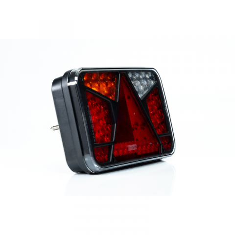 Lampa semnalizare LED, Tripla cu Canbus si triunghi, 24 x 14cm, 12V, mufa Bajonet 6 pini [9]