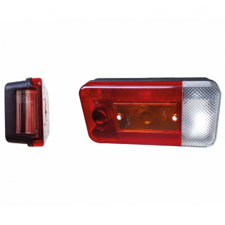 Lampa semnalizare spate, tripla cu 5 functii, 199 x 102mm