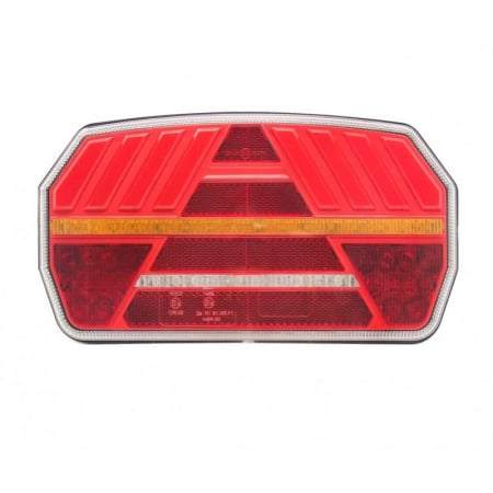 Lampa semnalizare spate, tripla cu 6 functii, semnalizare dinamica si efect neon, 24 x 14cm - Truck LED L1957