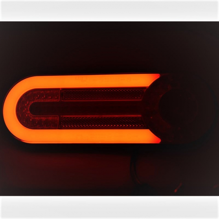 Lampa semnalizare, tripla cu semnalizare dinamica, 6 functii, universala, 27.5 x 9.5cm [2]