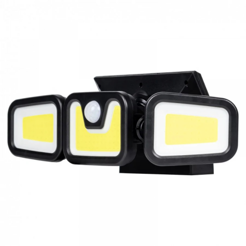 Casa si gradina - Lampa solara, 100 x LED, cu senzor de miscare, 8 - 10h