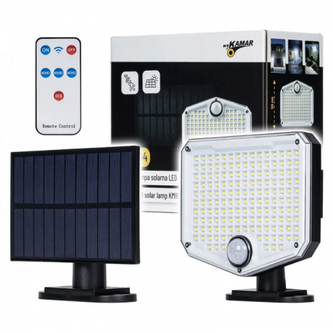 Casa si gradina - Lampa solara cu cablu, 153 x LED, cu telecomanda