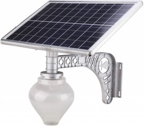 Casa si gradina - Lampa Solara LED 15W, 6500K Alb Rece, 880lm, Iluminat Exterior Automat