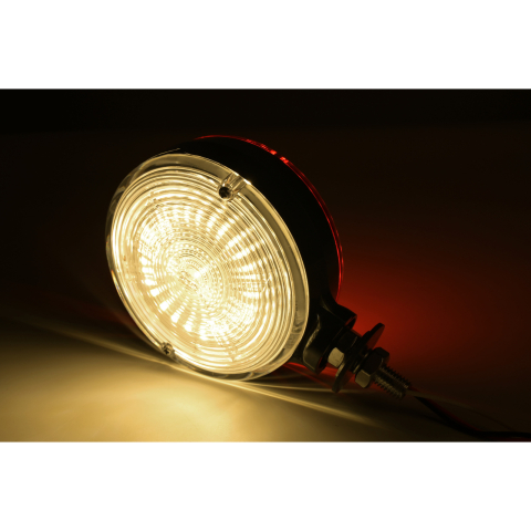 Lampa spaniola gabarit LED Lollipop Star 12/24V, alb-rosu, 10,7 x 15,5 cm [24]