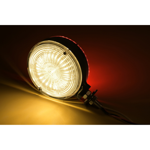 Lampa spaniola gabarit LED Lollipop Star 12/24V, alb-rosu, 10,7 x 15,5 cm [18]