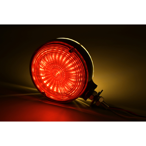 Lampa spaniola gabarit LED Lollipop Star 12/24V, alb-rosu, 10,7 x 15,5 cm [23]