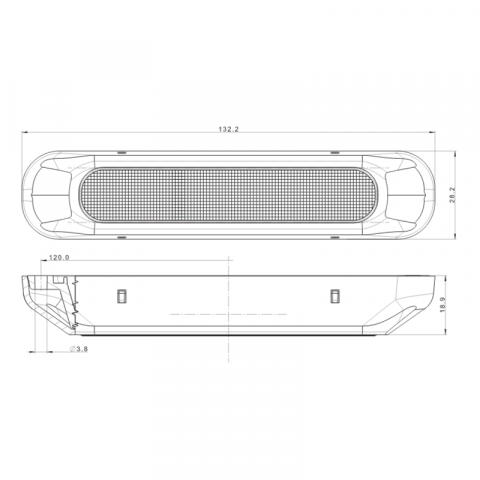Lampa spate cu 3 functii, pozitie, stop și semnalizare, 13.22cm [3]