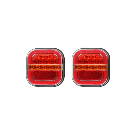 Lampa spate Full LED, pozitie cu efect neon, semnalizare dinamica, 1224V - Truck LED L2416 L2415 [1]