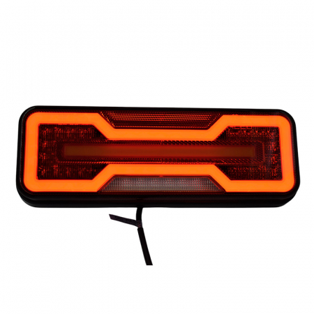 Lampa spate Full LED, pozitie cu efect neon, semnalizare dinamica, 28.4cm, 1224V - Truck LED L1871 L1872 [5]
