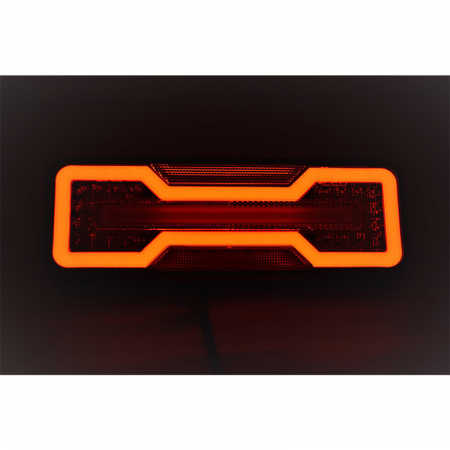 Lampa spate Full LED, pozitie cu efect neon, semnalizare dinamica, 28.4cm, 1224V - Truck LED L1871 L1872 [2]