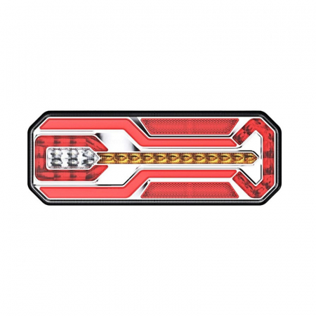 Lampi Spate LED & Triple - Lampa spate Full LED, pozitie cu efect neon, semnalizare dinamica, 35cm, 6 functii, 1224V - Truck LED L1950, L1949