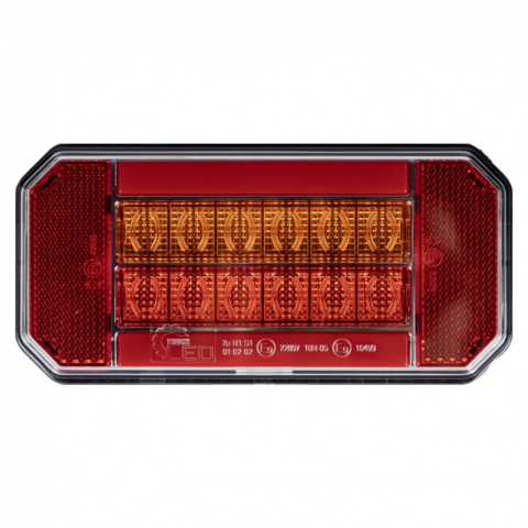 Lampi Spate LED & Triple - Lampa spate LED, 12/24V, stanga/dreapta cu stop pozitie semnalizare si reflector