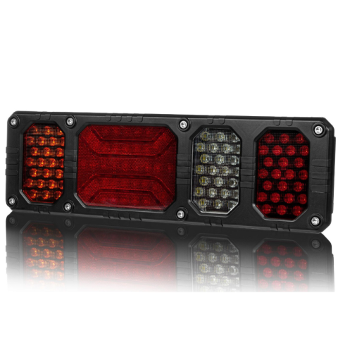 Lampa Spate LED cu 6 Functii, Stanga sau Dreapta, Iluminare Completa 24V, 45,1 x 13,9 x 7,4cm