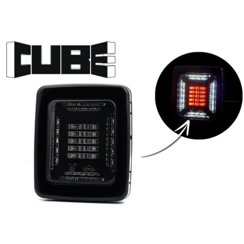 Lampa spate multifunctionala LED, CUBE, ceata + marsarier, 12/24V, 13.8 x 11.5 x 4.03 cm [1]