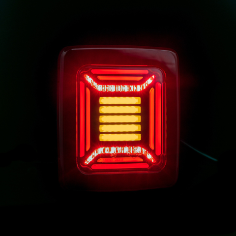 Lampa spate multifunctionala LED, CUBE, 12/24V, pozitie neon, stop si semnalizare dinamica, 13.8 x 11.5 x 4cm [4]